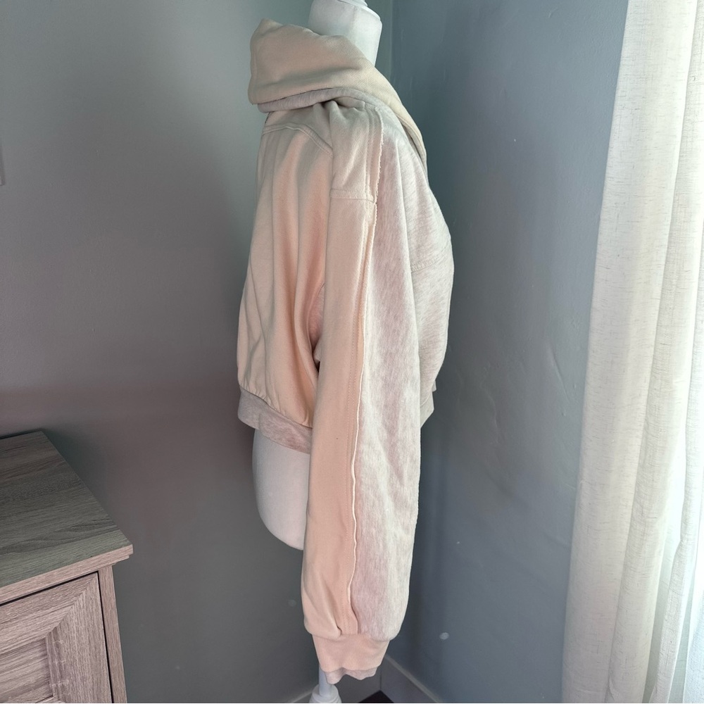 Anthropologie Daily Practice V-Neck Shawl Collar Sweatshirt, Athleisure, Medium - Picture 5 of 12